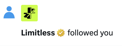Limitless tweet media
