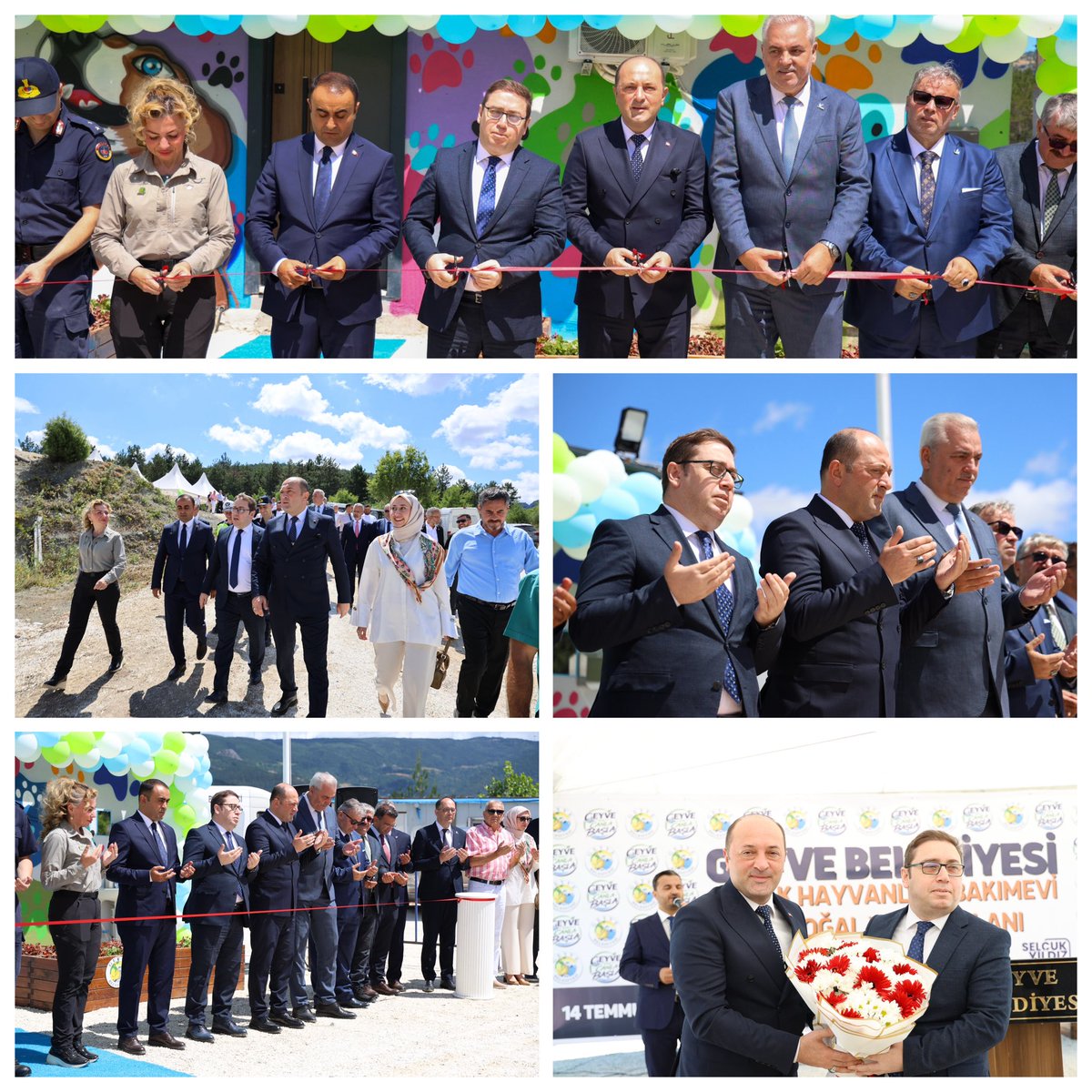 gbbselcukyildiz's tweet photo. Bugün ilçemiz adına çok kıymetli bir hizmeti daha hayata geçirmenin mutluluğunu yaşadık. Geyve Belediyemiz tarafından inşa edilen Sokak Hayvanları Bakımevi ve Doğal Yaşam Alanımızın açılışını, kıymetli protokol üyelerimiz ve hemşehrilerimizin katılımıyla gerçekleştirdik.

Can dostlarımızın güven içinde yaşayacağı, bakım ve tedavi ihtiyaçlarının en iyi şekilde karşılanacağı bu tesisi ilçemize kazandırmanın gururunu yaşıyoruz. Bizler sadece insanlar için değil, bu şehrin tüm canlıları için çalışmaya ve üretmeye devam edeceğiz.

Açılış programımıza teşrif ederek bizleri onurlandıran Vali Yardımcımız Sayın İsmail Altan Demirayak’a, Kaymakamımız Sayın Çağlar Tekin’e, Yeniden Refah Partisi MKYK Üyemiz Sayın Cafer Azaklı’ya, il ve ilçe teşkilatımıza, Doğa Koruma ve Milli Parklar İl Müdürümüz Sayın Pınar Dönmez’e, belediye meclis üyelerimize, ilçe protokolümüze, muhtarlarımıza ve tüm misafirlerimize gönülden teşekkür ediyorum.

Geyve’mize hayırlı olsun. 🐾🇹🇷

#Geyve #GeyveBelediyesi #SelçukYıldız #GeyveİçinÇalışıyoruz #CanDostlarımız #SokakHayvanları #GeyveİçinCanlaBaşla @geyvebld