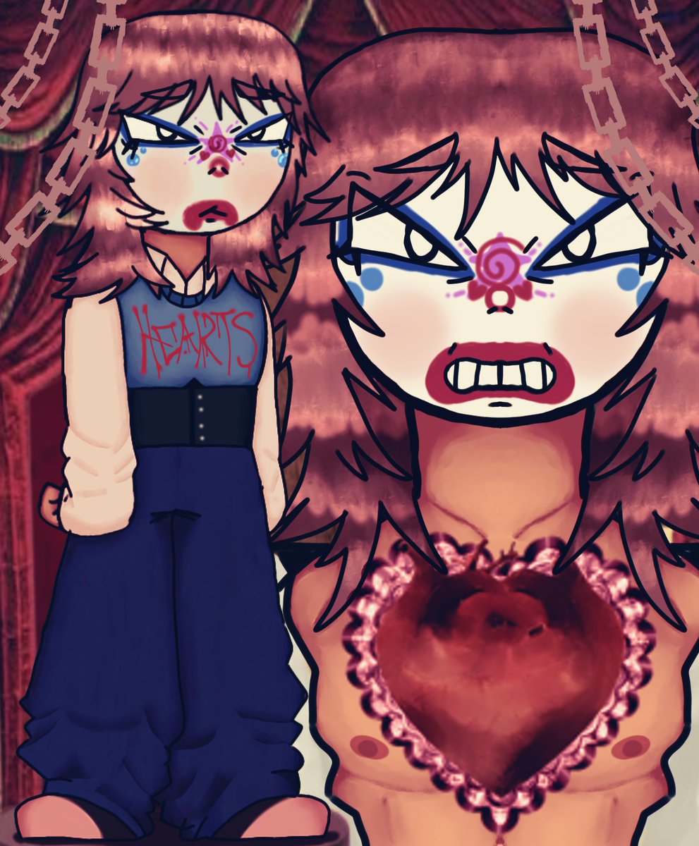 Ac30FSPADES777's tweet photo. Heart's (2026 remake)🫀 #digitalart #foryoupageシ #fyp #artist #oc #art #y2kaesthetic #y2k #fyp #fyptwitter #Clown #2000s https://t.co/v4Y8vNGK8A