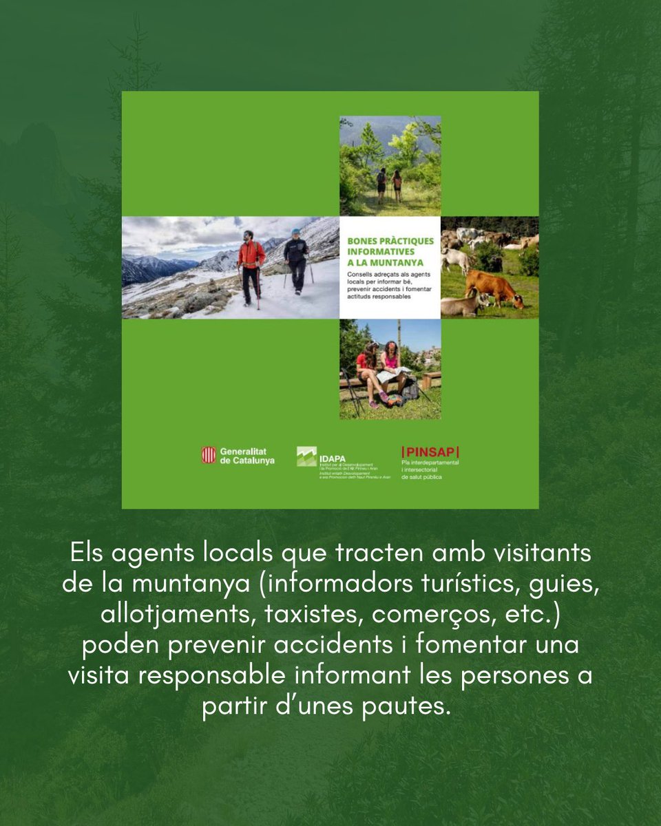 SOMPirineu's tweet photo. 🏔️ Aprofiteu els dies de vacances per gaudir de la natura, però no oblideu preparar bé la vostra sortida.

A https://t.co/aCYrfB0mWg hi trobareu un recull de guies gratuïtes amb informació útil per planificar les vostres excursions, conèixer la dificultat dels itineraris, ... https://t.co/kLstL0jTTu