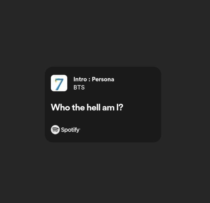 kthnoir7's tweet photo. Day 2 of #LyricsofBTS
In Persona, RM opens with one of the most defining questions in BTS's discography: "Who the hell am I?" The song explores the tension between the identity we perform for the world and the person we are underneath it. Rather than offering answers, Persona embraces uncertainty, suggesting that identity is something constantly questioned.
Years later, 2.0 returns to that same conversation but from an entirely different perspective.
Instead of asking who they are, BTS embrace the idea that identity isn't meant to be singular or fixed. Even the title, 2.0, suggests that growth isn't about finding your "true self," but becoming a newer version of yourself over time.
What's fascinating is how the anxiety surrounding identity disappears.
In Persona, not knowing who you are feels unsettling.
In 2.0, change itself becomes something to celebrate.
BTS don't answer the question they asked in 2019. They outgrow the need for an answer.
They weren't meant to discover one definitive version of ourselves—we're meant to keep evolving.