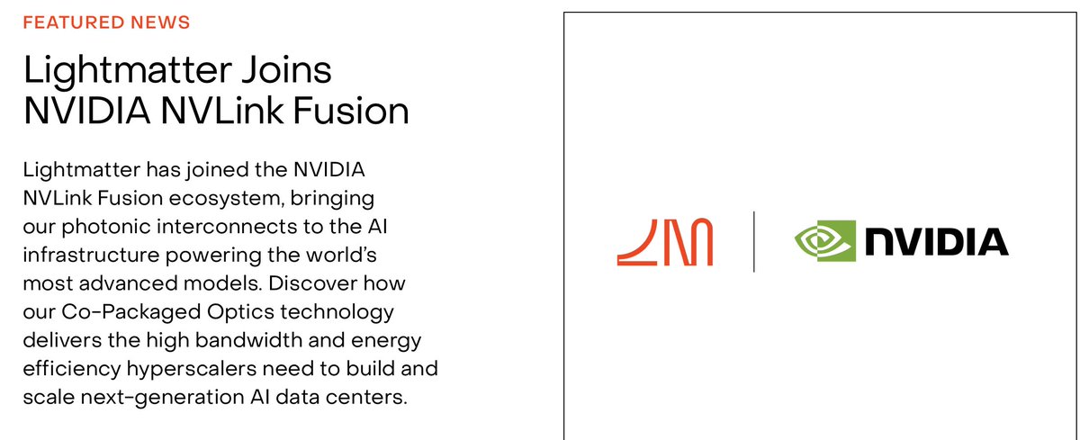Pep_Invest's tweet photo. Lightmatter recently demonstrated the world’s first bidirectional 16-wavelength optical link over a single fiber.

To build this ultra-fast connection for AI supercomputers, @LightmatterCo needs a physical laser source that can emit exactly 16 different wavelengths of light simultaneously, with extreme precision and stability.

However, Lightmatter does not manufacture these lasers themselves.

$SIVE is currently the only commercial laser manufacturer in the world that has officially developed, publicly validated, and delivered 16-wavelength Distributed Feedback (DFB) laser arrays in mass production.

They originally developed this specific technology for their partnership with @AyarLabs .

Because $SIVE is the only company offering this rare 16-wavelength laser technology, and Lightmatter is the only company building a 16-wavelength optical chip network, the industry conclusion is clear: Lightmatter must be using $SIVE technology.