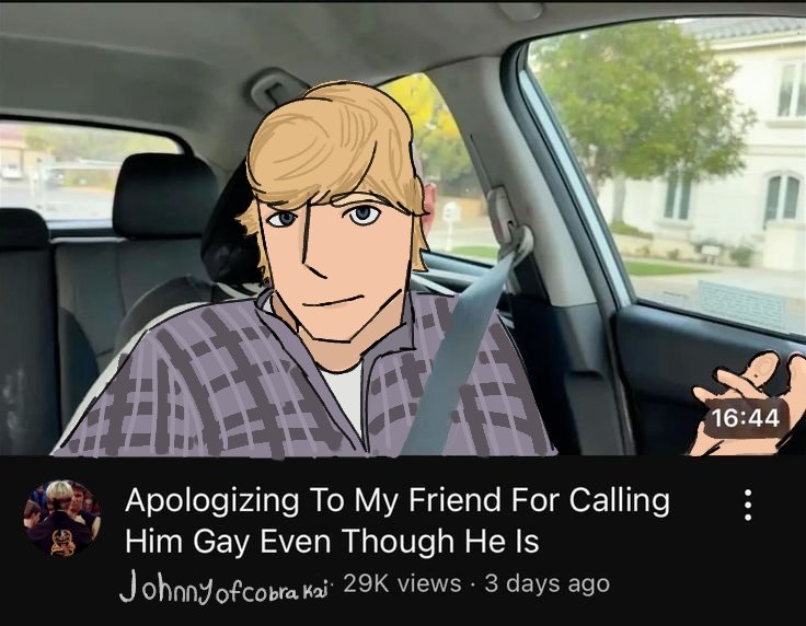 batman_1503's tweet photo. I guys I love Johnny Lawrence from the hit movie Karate kid so I made this https://t.co/MnvliWaJ3h