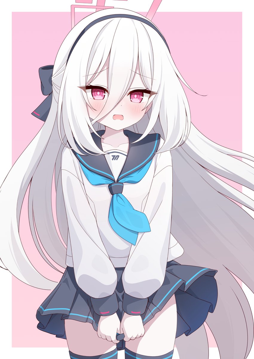 lam's tweet photo. セーラー服ケイちゃん、白バージョンと2種類あるけどどちらが良いかな……？ https://t.co/P6bfZ7rdDK