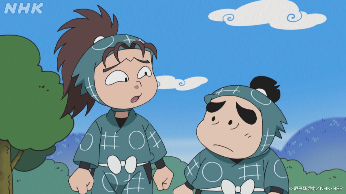 nhk_animeworld's tweet photo. 15(水)の ＃忍たま は
「正夢厳禁の段」

しんべヱと喜三太は、2人して立花先輩がピンチにおちいる夢を見てしまった。

立花先輩のことが心配になったしんべヱと喜三太。
実習に出かけた立花先輩の後をつけ、こっそり様子をうかがうことに。

🔽NHK ONE配信はこちら
https://t.co/1pHPdO3aAZ https://t.co/PVXGV0OBqZ
