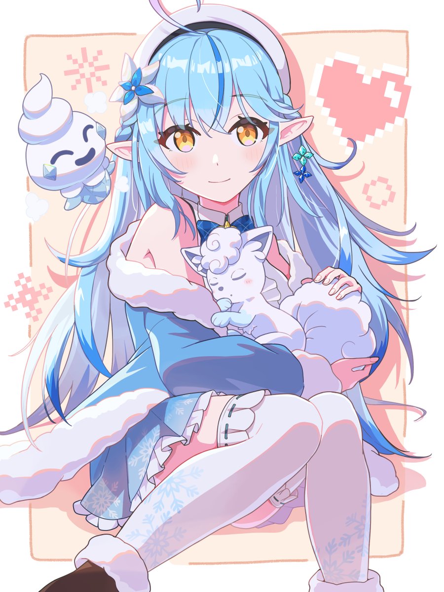 efinill's tweet photo. ラミィ＆こおりポケモン❄️
#らみあーと https://t.co/Rf7BL5t4Sg