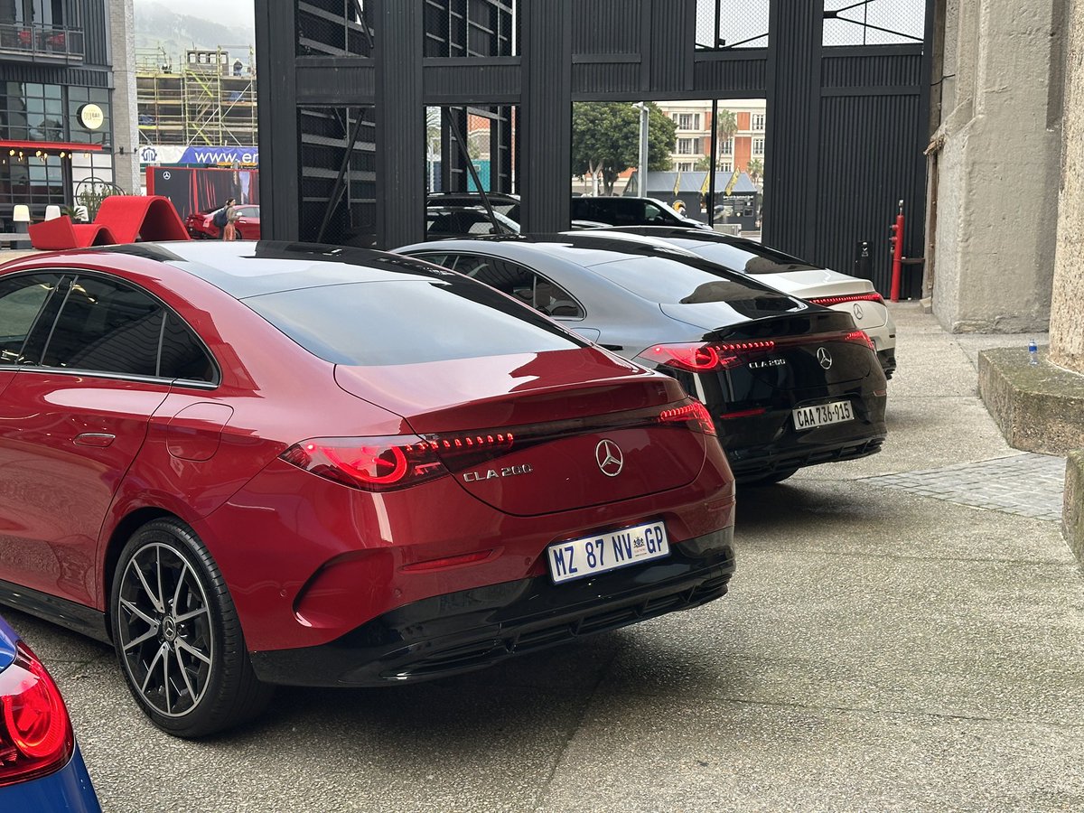 khuleonwheels's tweet photo. We’ve arrived in Cape Town for the launch of the all-new Mercedes-Benz CLA. The new CLA adopts a sleeker design with GT-inspired proportions, illuminated star-pattern lighting, and a full-length panoramic glass…
#MercedesBenz #MercedesBenzSA #CLA #MercedesCLA https://t.co/JM8znGON7H
