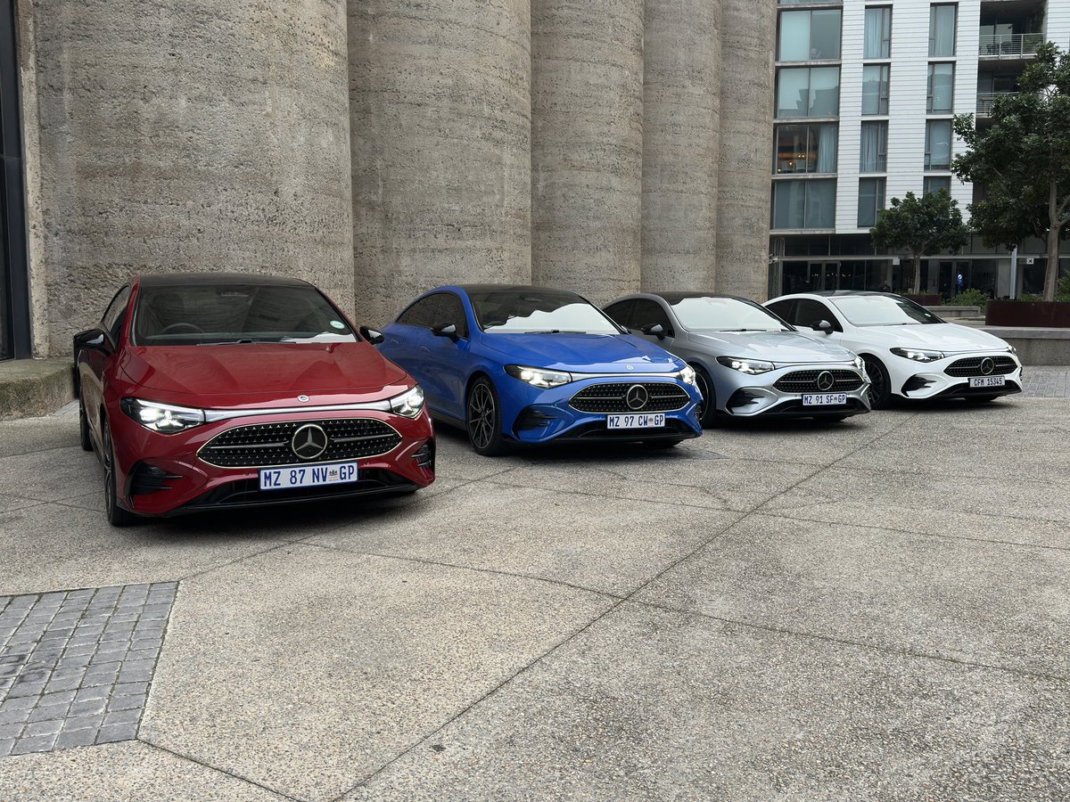 khuleonwheels's tweet photo. We’ve arrived in Cape Town for the launch of the all-new Mercedes-Benz CLA. The new CLA adopts a sleeker design with GT-inspired proportions, illuminated star-pattern lighting, and a full-length panoramic glass…
#MercedesBenz #MercedesBenzSA #CLA #MercedesCLA https://t.co/JM8znGON7H