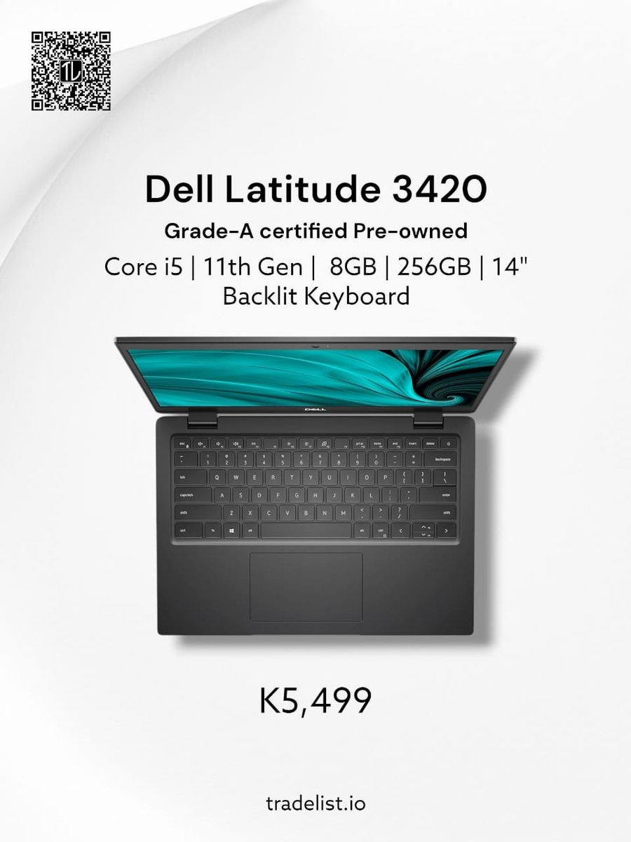 Trade_ListZM's tweet photo. Dell Latitude 3420 💻🔥 (COMING SOON)

This Grade-A certified pre-owned Dell Latitude brings 11th Gen power and an ultra-comfortable setup to your workspace.

💰 Only K5,499 (Coming Soon)
📞 +260 777 913 689 | +260 766 367 000
📍 Lusaka | Kitwe | Chipata
🚚 We deliver countrywide https://t.co/KOXvjOx5OW