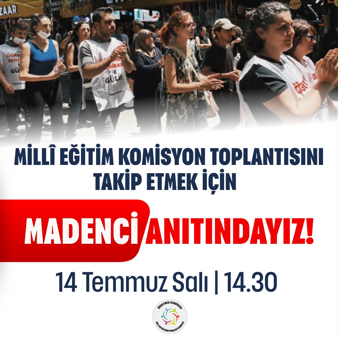 ogretmensendika's tweet photo. 📣 Kararlı duruşumuz sonuç verdi!
Millî Eğitim Komisyonu toplantısını takip etmek üzere 

⏰14.00 Sendika binamızın önünden

🎯 Madenci Anıtı'na yürüyoruz. 

Millî Eğitim Komisyonu toplantısı için memleketin dört bir yanından gelen öğretmenleriz!

Bugün toplanacak olan Millî Eğitim Komisyonunda haklarımızın yasal güvence altına alınması, taleplerimizin Komisyon gündemine eklenmesi için hala geç değil!  
Biz yalnızca kendi haklarımız için değil, kamusal ve nitelikli eğitim için ses yükseltiyoruz.  

Taleplerimiz açık:  
👉🏼Taban maaş hakkımız yasal güvence altına alınmalı!
👉🏼Mülakat mağduru öğretmenlerin atamaları yapılmalı!

@MulakatPlatform #TaleplerimizMilliEğitimKomisyonuna
@ProfDrAGurcan
@NazimMavis
@ozmehmetemin
@ZehraNurAydemr
@ozturkercn
@kemalkarahanmv
@mhulkicevizoglu
@YucelArzen
@makif_yilmaz
@latifselvi42
@IbrahimUKaynak
@rukiye_toy
@yilmazbuyukaydn
@ismetguneshan17
@elvangezmischp
@yalimhalici
@Suat_Ozcagdas
@fazilkasap
@drmadiguzel
@ilyastopsakal
@saffetsancakli
@YLMZHUN
@KezbanKonukcu 
@PerihanKoca
@senolsunat
@mehmetkaramansp
@csgbakanligi
@tcmeb
@Yusuf__Tekin