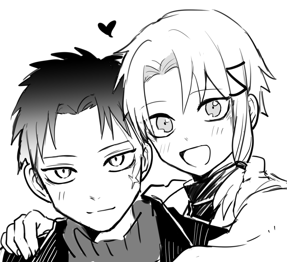 SyotaOji's tweet photo. だいぶ変わった気がする！😶
←初めて描いたチヒ伯　　今描いてるチヒ伯漫画→ https://t.co/RPAmcizJIi