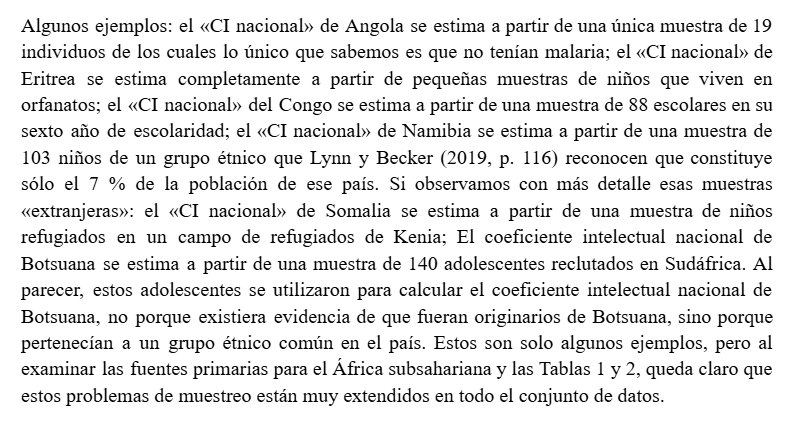 uprazhneniye's tweet photo. Lo peor del racismo de Jano García es que reivindica un «Mapa del CI» cuya producción es académicamente fraudulenta. Es más, interpreta el mundo al revés, pues el entorno y el desarrollo económico son lo que eventualmente elevarían o reducirían el ya cuestionable CI; no al revés. https://t.co/9mFLWNjBfA