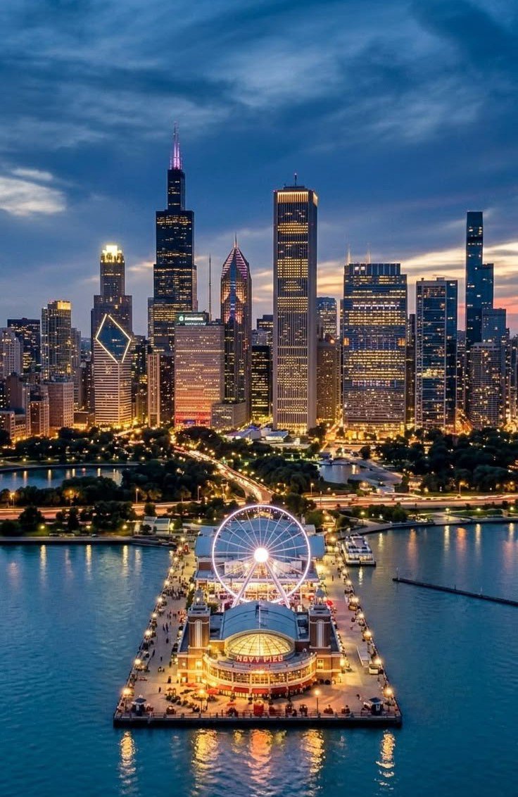 are8492's tweet photo. 📍Navy Pier , Chicago, Illinois💫 https://t.co/YnU1GAF1Gx