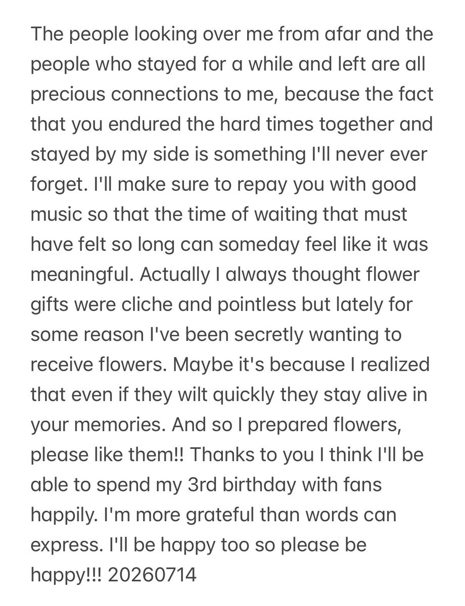 JIYOONGLOBAL's tweet photo. English translation of Jiyoon’s letter 📮

#YOONJIYOON #윤지윤 #ジユン https://t.co/UVNY3yWrWv