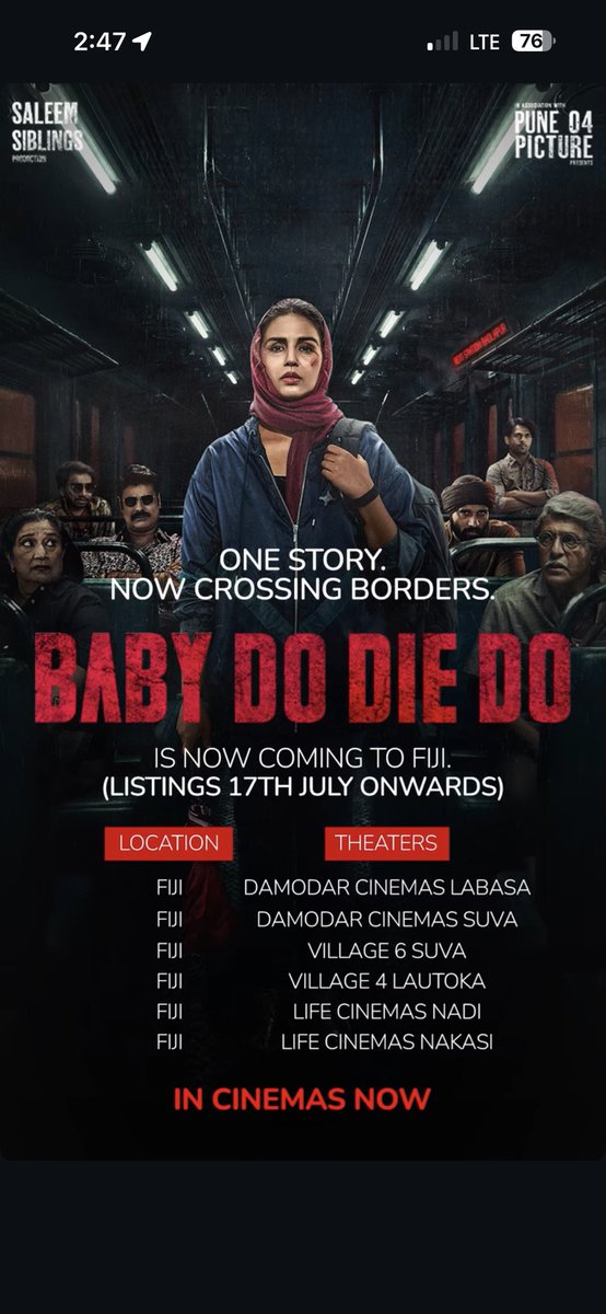 banerupesh0011's tweet photo. Baby do die do to release in france and fiji on 17 july
#france #fiji #babydodiedo #rupeshbane https://t.co/VpOY015huY