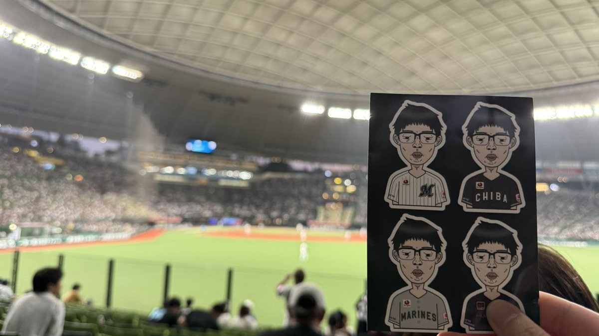 JU02Baseball's tweet photo. @JAPAN_NEMO 
 ベルーナドームに
クネクネする人を連れてきてみた。 https://t.co/JnccgqpYcx