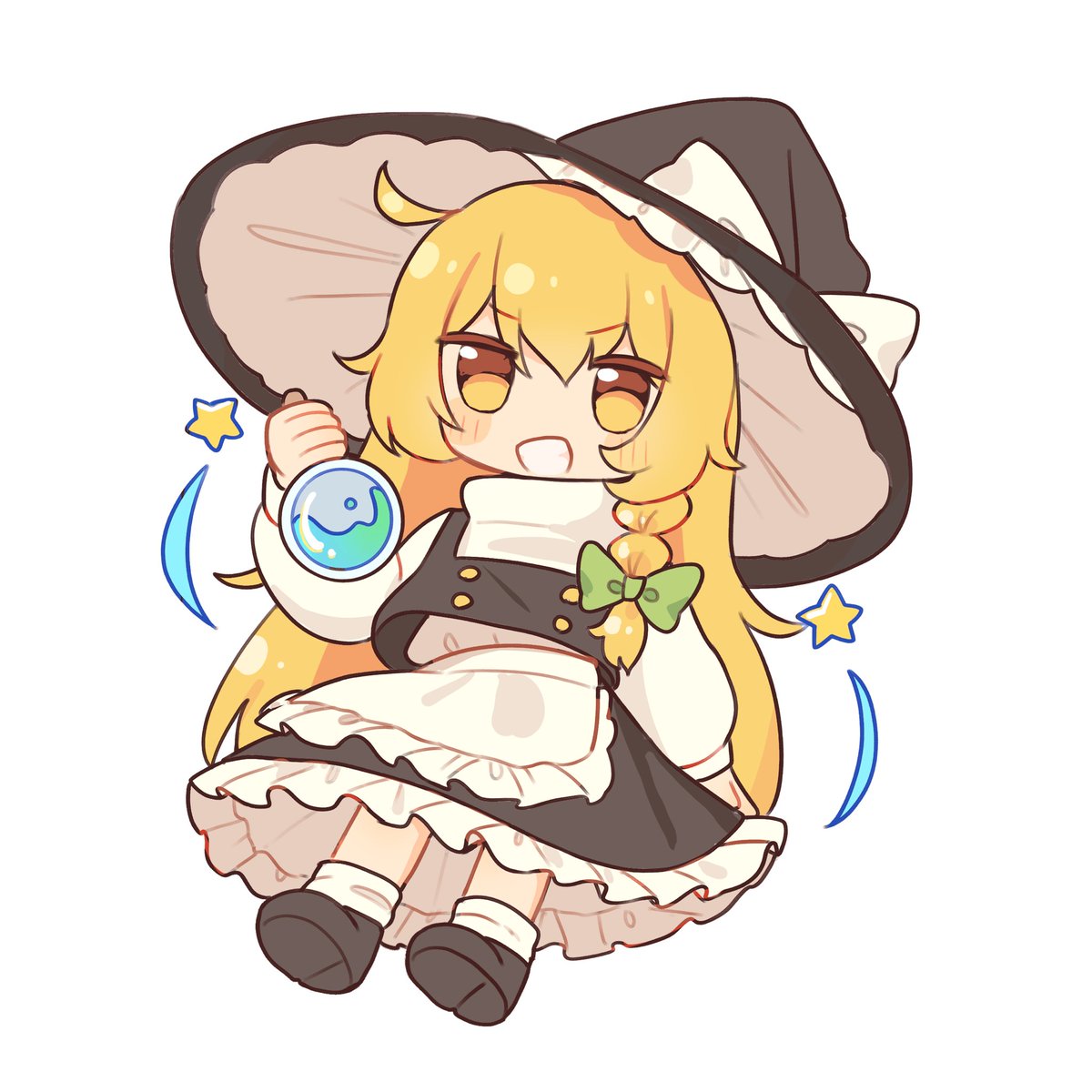 menma24's tweet photo. アクキーになる予定の魔理沙 https://t.co/qkDbLHoM3Q