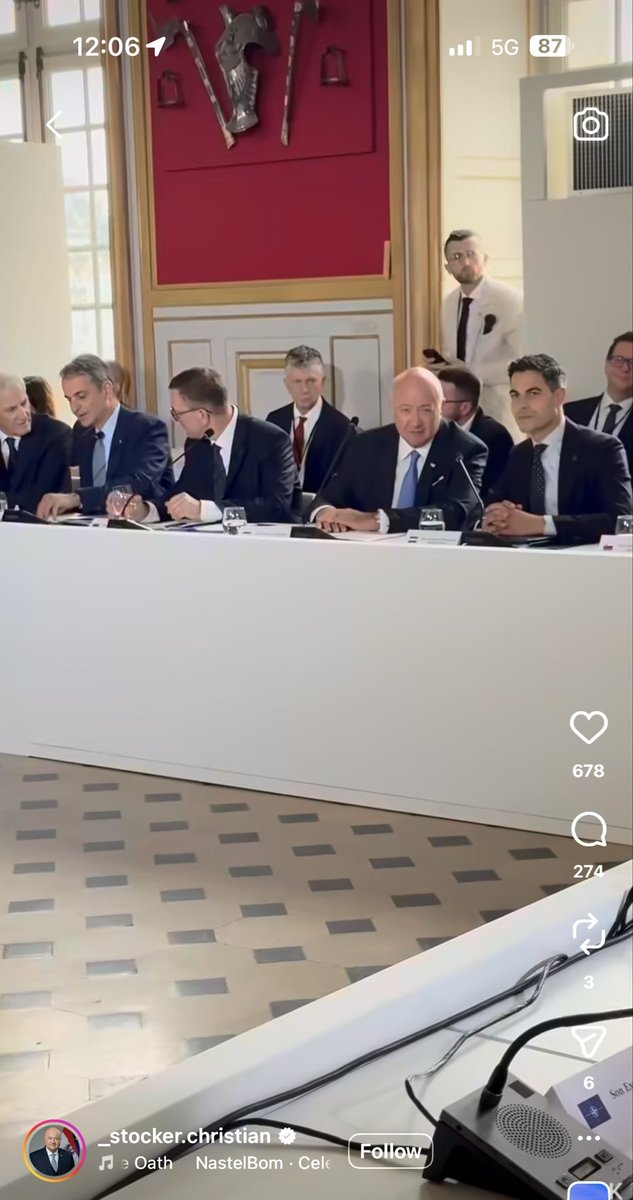 drea_koch's tweet photo. 🇦🇹
Unsere Soldaten im Gleichschritt auf einer französischen Militärparade während eines laufenden geopolitischen Konflikts. Und zeitgleich beim Gipfel der ‚Willigen‘ am Tisch sitzen …
Damit ist  unsere Glaubwürdigkeit als unabhängiger Vermittler endgültig verloren.

What a shame https://t.co/QcAVrI3j9F