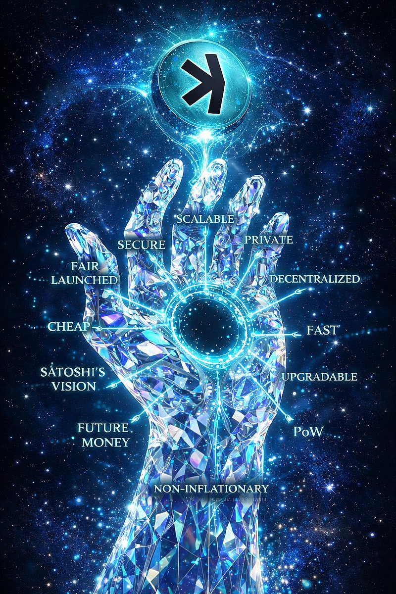 Kaspanero's tweet photo. By 2030 Kaspa should already:

 Be listed on min. two T1 exchanges.

Have $100B Marketcap.

Be massively used for micro payments.

Reach at least 200B transactions.

Have 0 downtime.

1000s of projects built on it.

Be used by banks, stores, etc.

Be used outside of finance.
$KAS https://t.co/LvXtUAHNAg