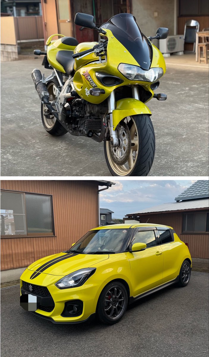 homuntas's tweet photo. 黄色が好きな人の愛車 https://t.co/9QPdrSr6Fh