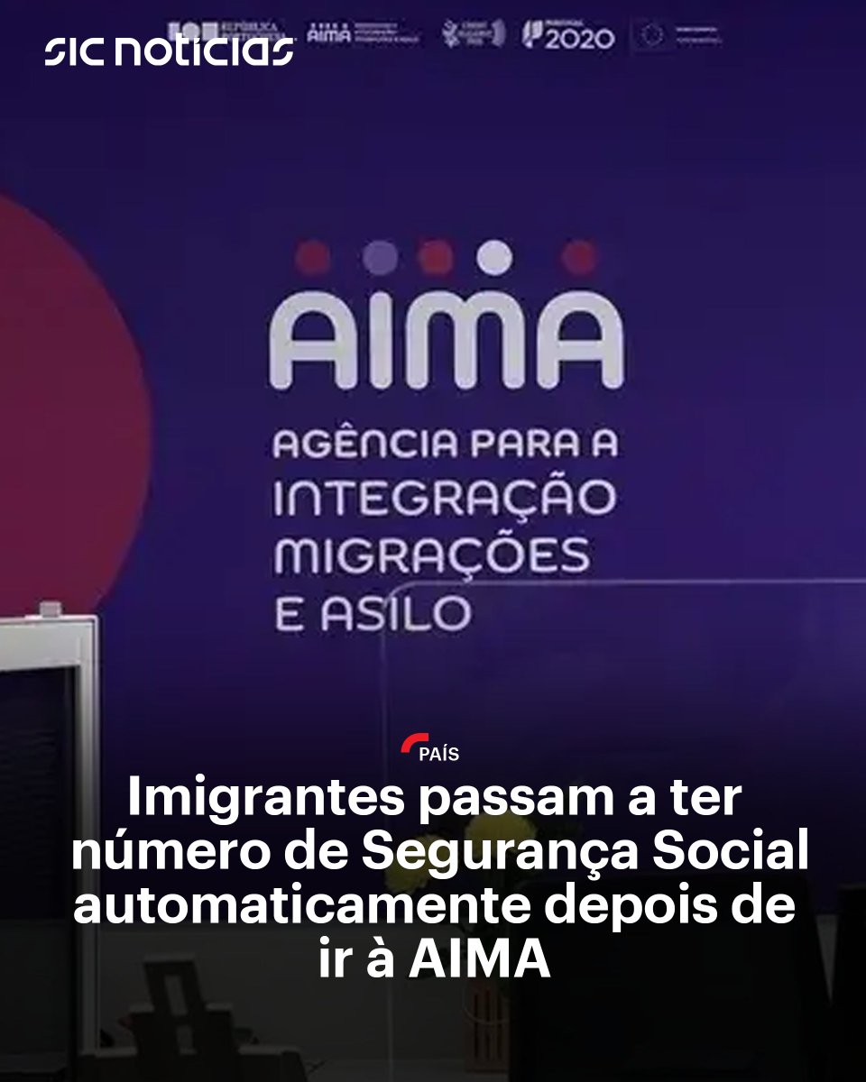 SICNoticias's tweet photo. Objetivo é evitar que os imigrantes tenham de se deslocar duas vezes aos balcões da Segurança Social para terem acesso ao NISS.

Saiba mais em: https://t.co/1osbKlW0Pq

#imigrantes #imigracao #pais #portugal #AIMA #segurancasocial #news #sicnoticias https://t.co/IJV0oMz2Zh