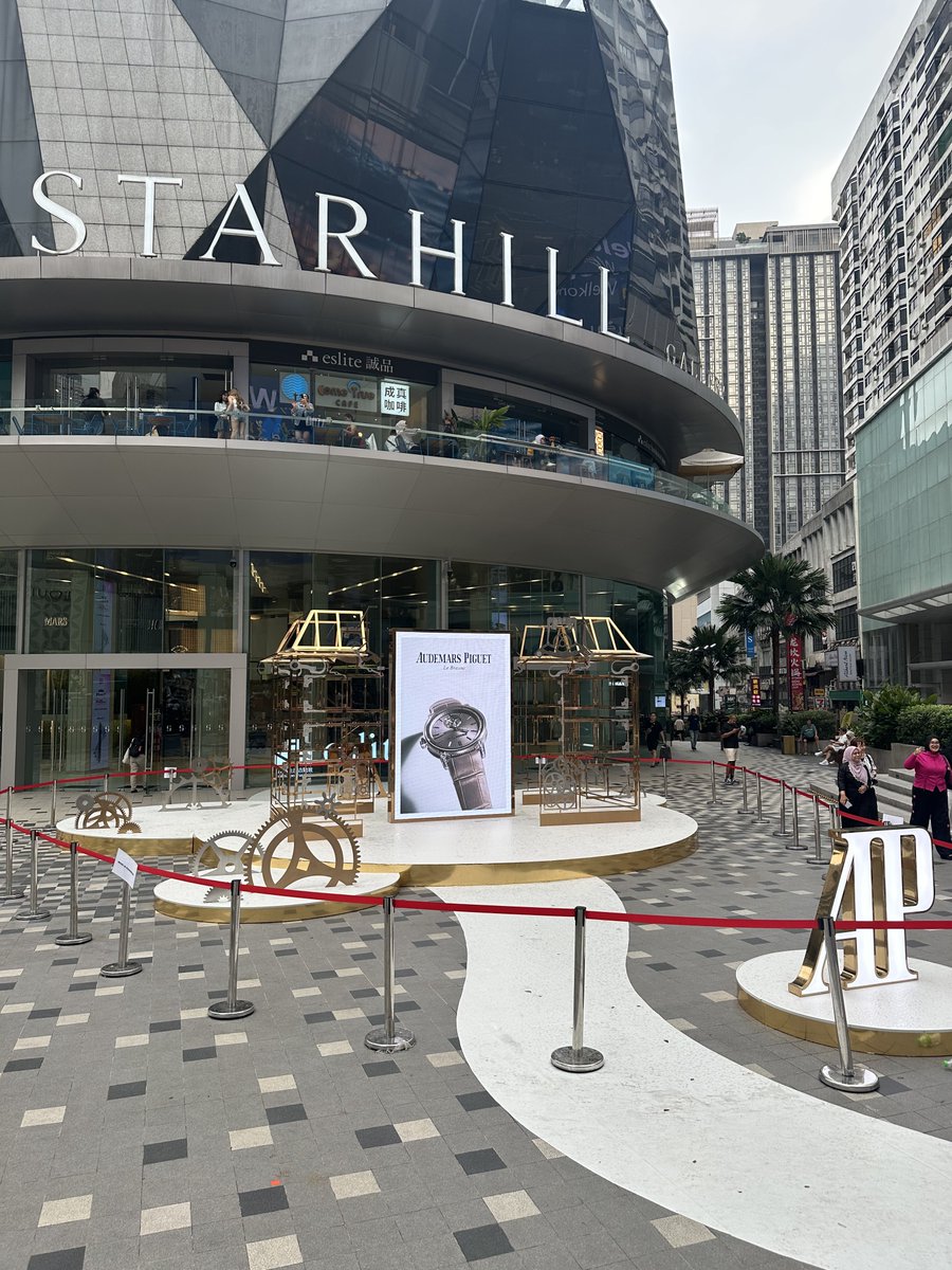 ninieysharlleys's tweet photo. just spoke to the people from AP, so here’s a little update for everyone planning to come 🫶

the area from Starhill Piazza (where the AP booth is located) towards the AP boutique entrance will be cordoned off and only accessible to VVIP guests. once the guests enter Starhill, there will be cocktail tables set up at the foyer area, so unfortunately there won’t really be a chance to see the boys from outside once they are inside AP boutique.

however, if you happen to come earlier and spend some time to shop in Starhill (especially around the 2nd or 3rd floor areas), you might be able to catch a glimpse of them from the mall’s upper levels. it’s impossible to cordon off  the upper floors.

the media and photography session will likely be held at the AP booth outside in the Piazza area, so that will most likely be the main opportunity for fans to see them.

i also showed the AP team how big the crowd was the last time pond and tay came to malaysia, so they are well aware of the situation and have taken note.

the weather has been extremely hot with sudden rain lately, so please remember to drink enough water, bring an umbrella, and take care of yourselves while waiting 🤍