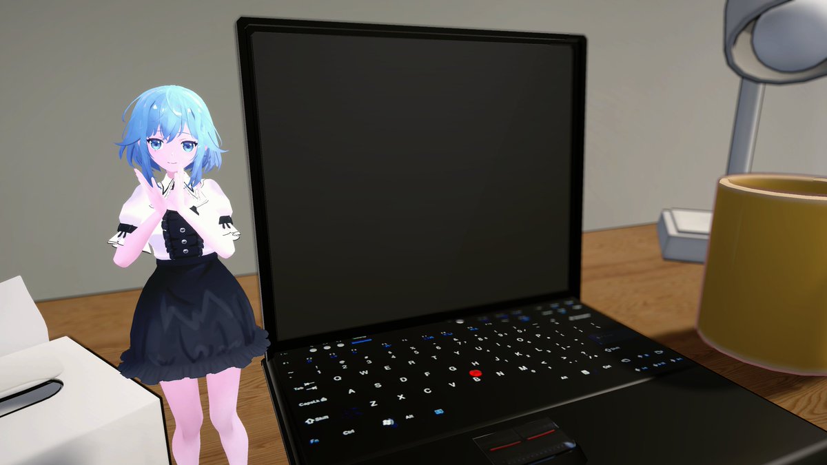 errorailien's tweet photo. ほら、見て見て！
私の姿、ちゃんと見えてる？

ちゃんと動けるようになったんだよ〜。
うふふ、嬉しいね。

……あれ？
手、止まってるよ？

ちゃんとやることやりなよー。 https://t.co/D2bbqDt7N3