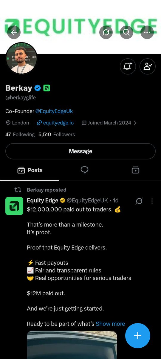 nicrash256's tweet photo. @jamesgarba16 @EquityEdgeUK @berkayglife ✅ done
@_iam_theo https://t.co/0O4vypemsn