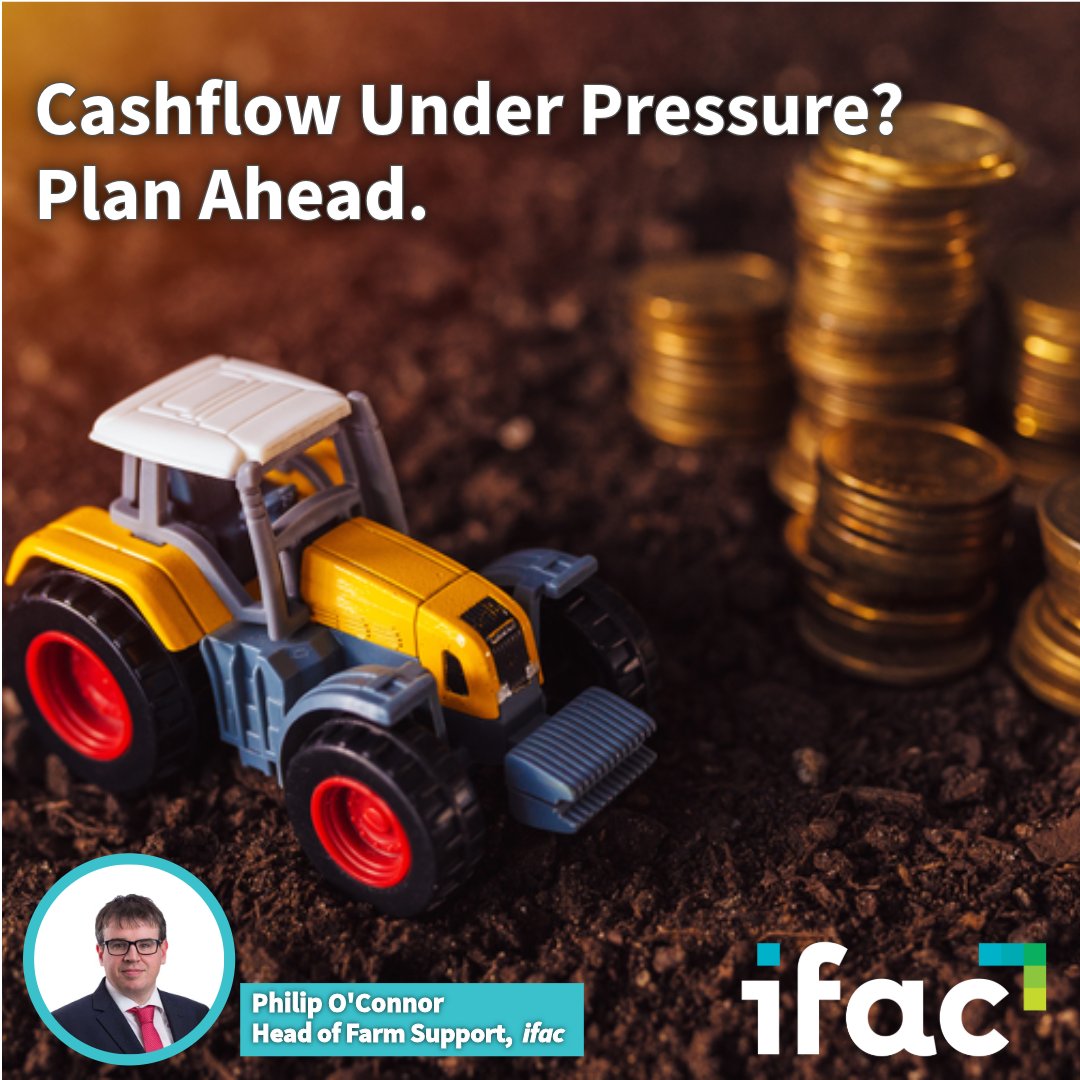 ifac_ireland's tweet photo. Cashflow under pressure from low milk prices? 🐄
When milk prices fall, staying on top of bills gets harder, especially when input costs aren't easing. 
A clear cashflow plan can help you stay in control and avoid difficult financial decisions later in the year: https://t.co/WOjGVDOrXq
#CashflowPlanning #IrishFarming #Ifac