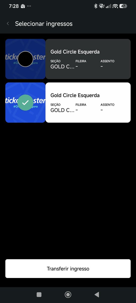 Samaelxsama's tweet photo. Vendo 2 ingressos para Show da Rosália - 11/08 - Gold Circle Esquerda - R$ 750,00 cada https://t.co/wBxd0wh3dp
