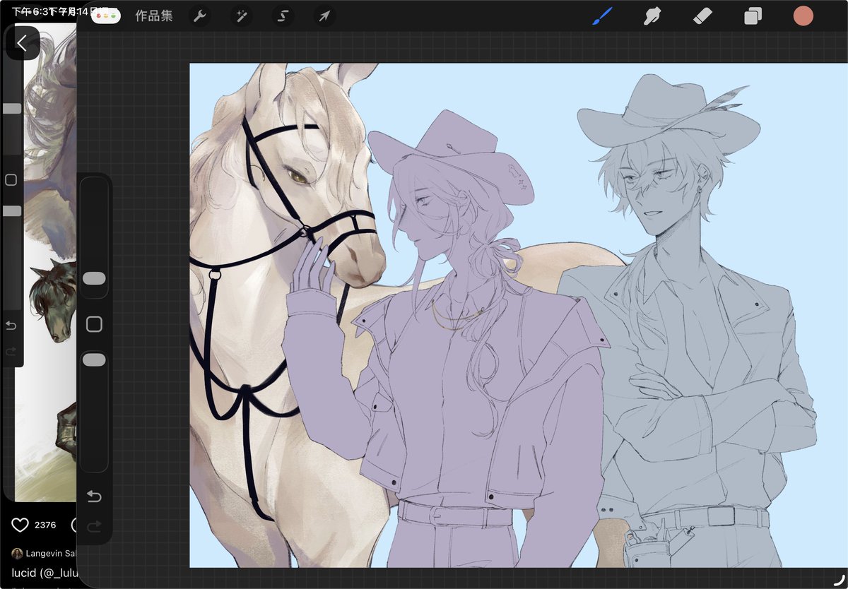 azrixel_'s tweet photo. behold the glorious horse https://t.co/nvW39cSN0m