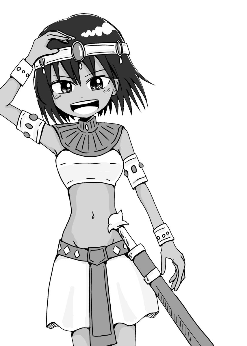 キャラ練習 エジプト風味ちゃん