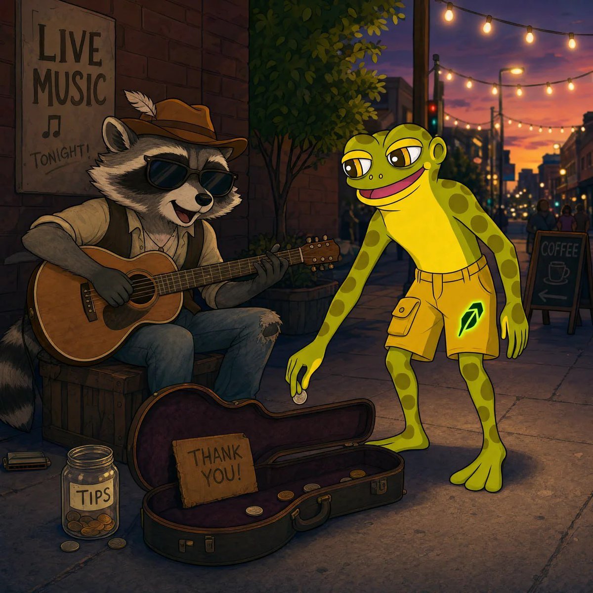 HoppyTheFrogX's tweet photo. Treat everyone nice, you never know what can happen. https://t.co/KHJV2ppf8x