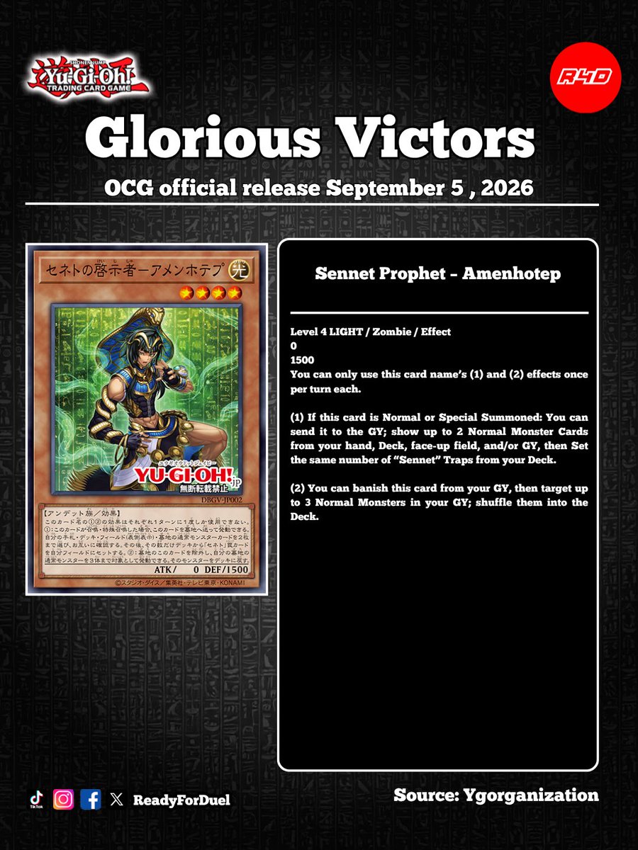 Readyforduel's tweet photo. Play A Game of the Dead: “Sennet”!
#YuGiOh #OCG #遊戯王 https://t.co/Lz5oTQk0Dk