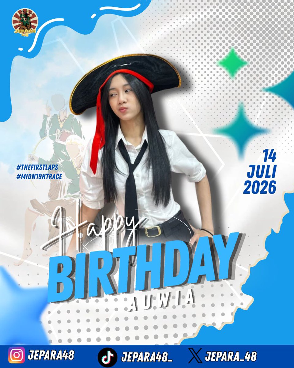 jepara_48's tweet photo. selamat ulang tahun yang ke 19 auwia🥳

Serigala tangguh di bawah sinar purnama, panggil aku auwia
Semoga selalu kuat menghadapi setiap tantangan, dikelilingi kebahagiaan, dan semua harapanmu perlahan menjadi kenyataan. Semoga hari ini seindah senyummu. 🎉🤍 https://t.co/3y9gXqX6xb