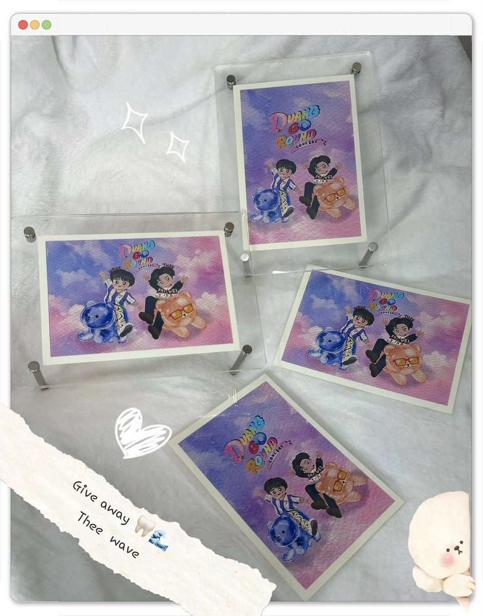 nwdxkeg's tweet photo. Giveaway for ชาว #ท่านโปรดคลื่น 🤍🌊
♡Pls kindly rt &amp; show 𓍯𓂃

♡Total 50 ea
♡1 ea/ person
ขนาด A6
⭑Date: 16 Aug 2026
⭑Location &amp; time: tba
🎨✍️ BY : @fengminute 💗
#tthi_eks #waavetnp 
#DuangGoRoundConcert https://t.co/btJjx4kYSW