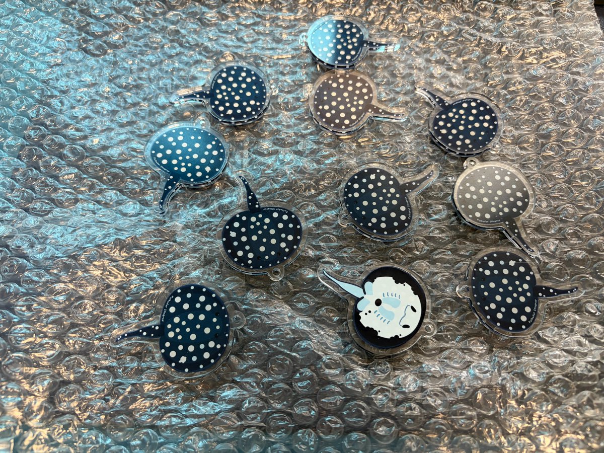 BlueFieldnet's tweet photo. さて、グッズ追加分が昨日届いていました✨️
ポルカは絶対に博物ふぇすてぃばる向きだと思います🐬 https://t.co/uXGGsnSkHj