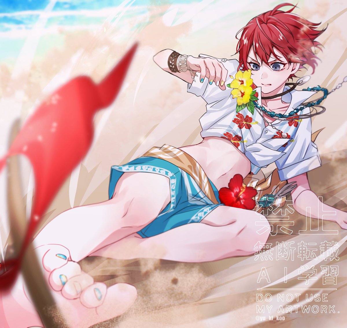yu_ki_koo's tweet photo. スイスイ🏝️🌺パソスト…
ビーチフラッグス🚩
足で取りに行く🌹くんがかっこよくて好きすぎる…🙂‍↕️🙂‍↕️🙂‍↕️ https://t.co/Kvs11OmPsD
