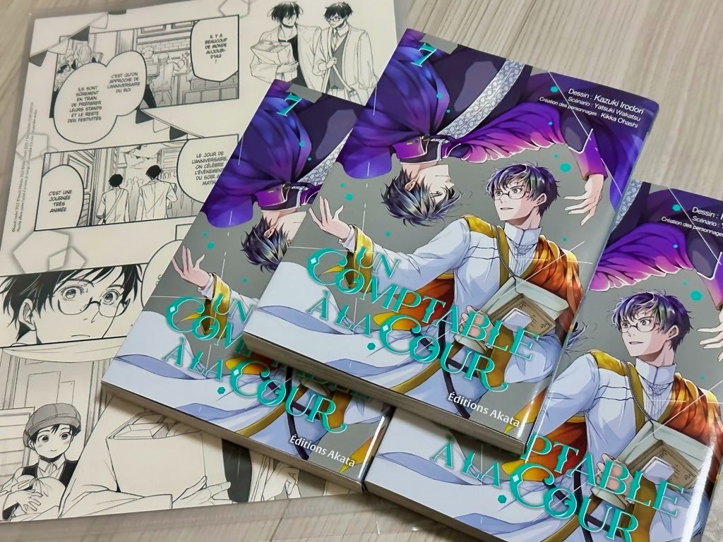 irodori_kazuki's tweet photo. コミカライズ海外翻訳本
フランス語版＆ポーランド語版
それぞれ7巻が届きました！
本当にありがとうございます！
海外限定描き下ろし漫画カード付です https://t.co/gXwV9ZSuw2