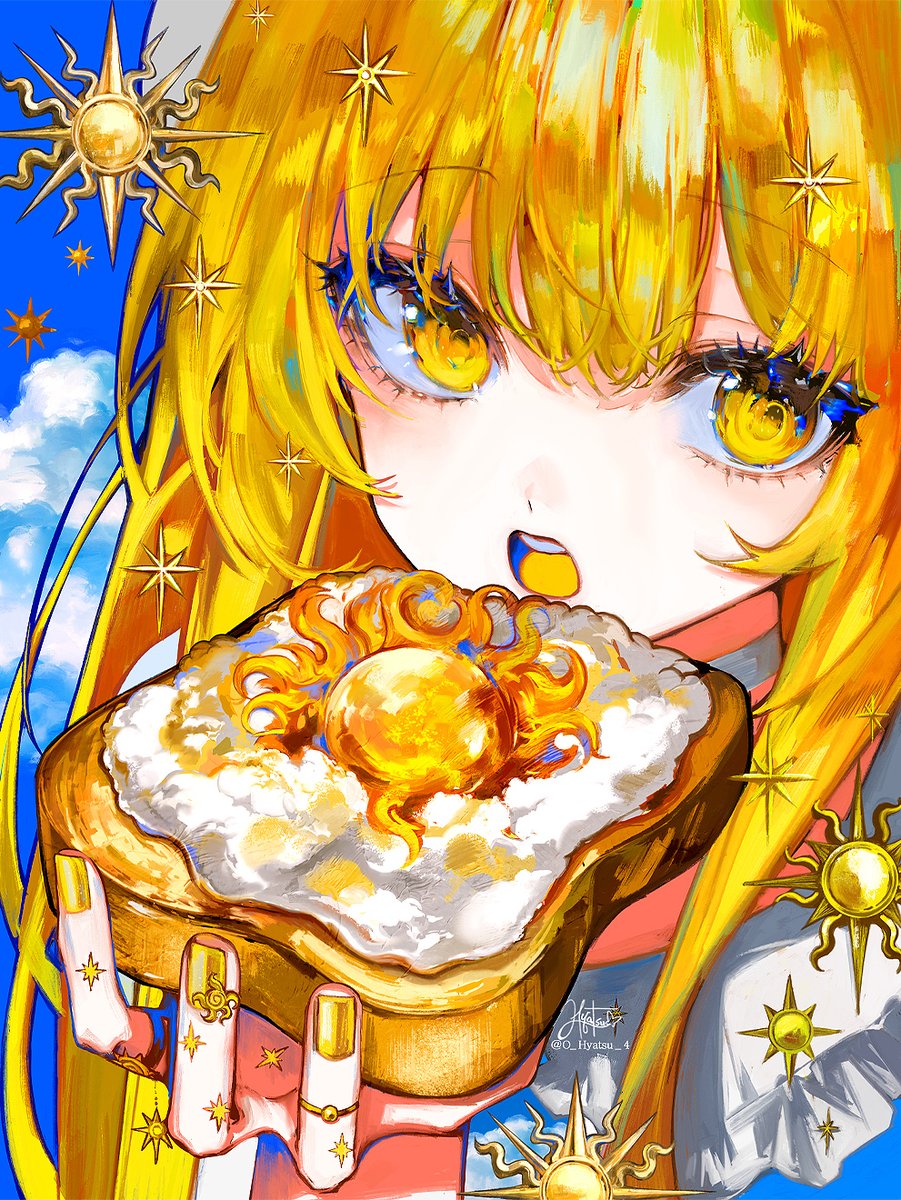 O_Hyatsu_4's tweet photo. ☀️🍞sun toast https://t.co/B666vAxyr7