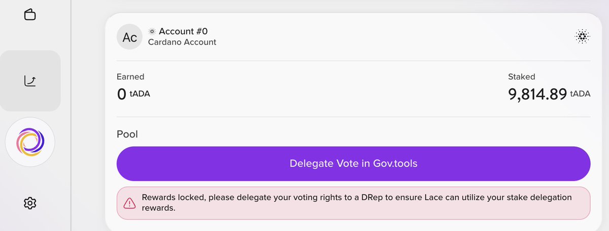 lace_io's tweet photo. Firstly please ignore scammers who hop on this! 

Most likely the stake key is not vote delegated (no delegation to a dRep). That blocks withdrawals.

Can you DM me the stake key or check the stake key status on an explorer.

Lace displays a "Rewards locked" warning in the staking center, if that is the case