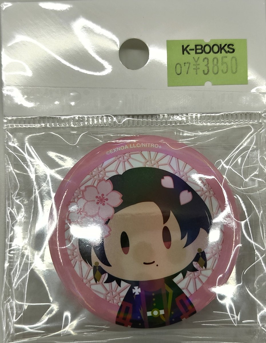 入荷情報】 刀剣乱舞 とうらぶ 御伴散歩 さくら装備 缶バッジ 🌸加州