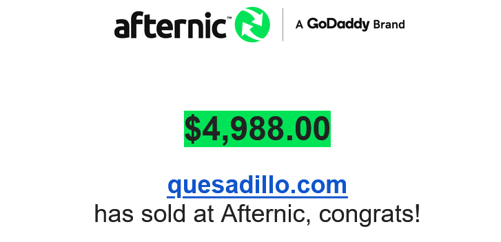 justdropped's tweet photo. Just sold https://t.co/fXUCzzoXkn for $4,988.  Hold time 1.5 years.  Obtained for $59.  Buy our entire 32,000 domain portfolio @ wholesale, ask how!  https://t.co/53fWbiXroQ #Domains #afternic #sidehustle #godaddy #Crypto #domainssold #Blockchain #Bitcoin #domainforsale #XRP #GoodTuesday #JordanWalker