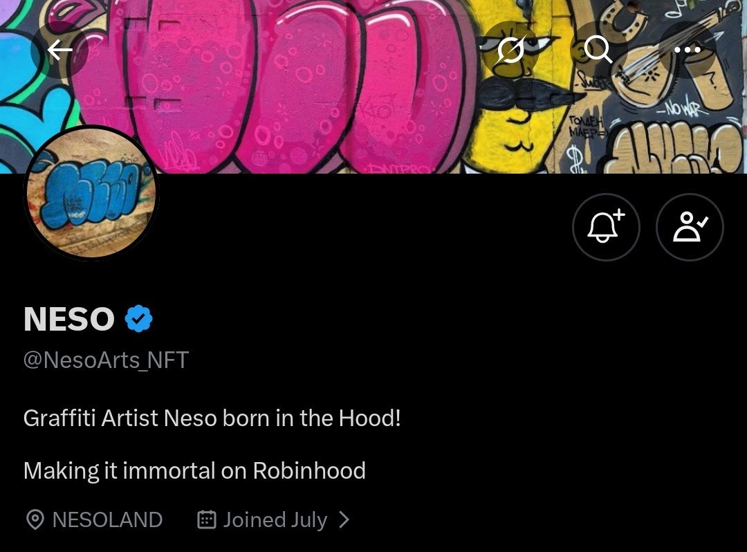 Labosssxxf's tweet photo. First graffiti on Robinhood 

Looking interesting and early

Apply for wl here https://t.co/Hdr4i8DSZR https://t.co/RD9Zdbvz9a