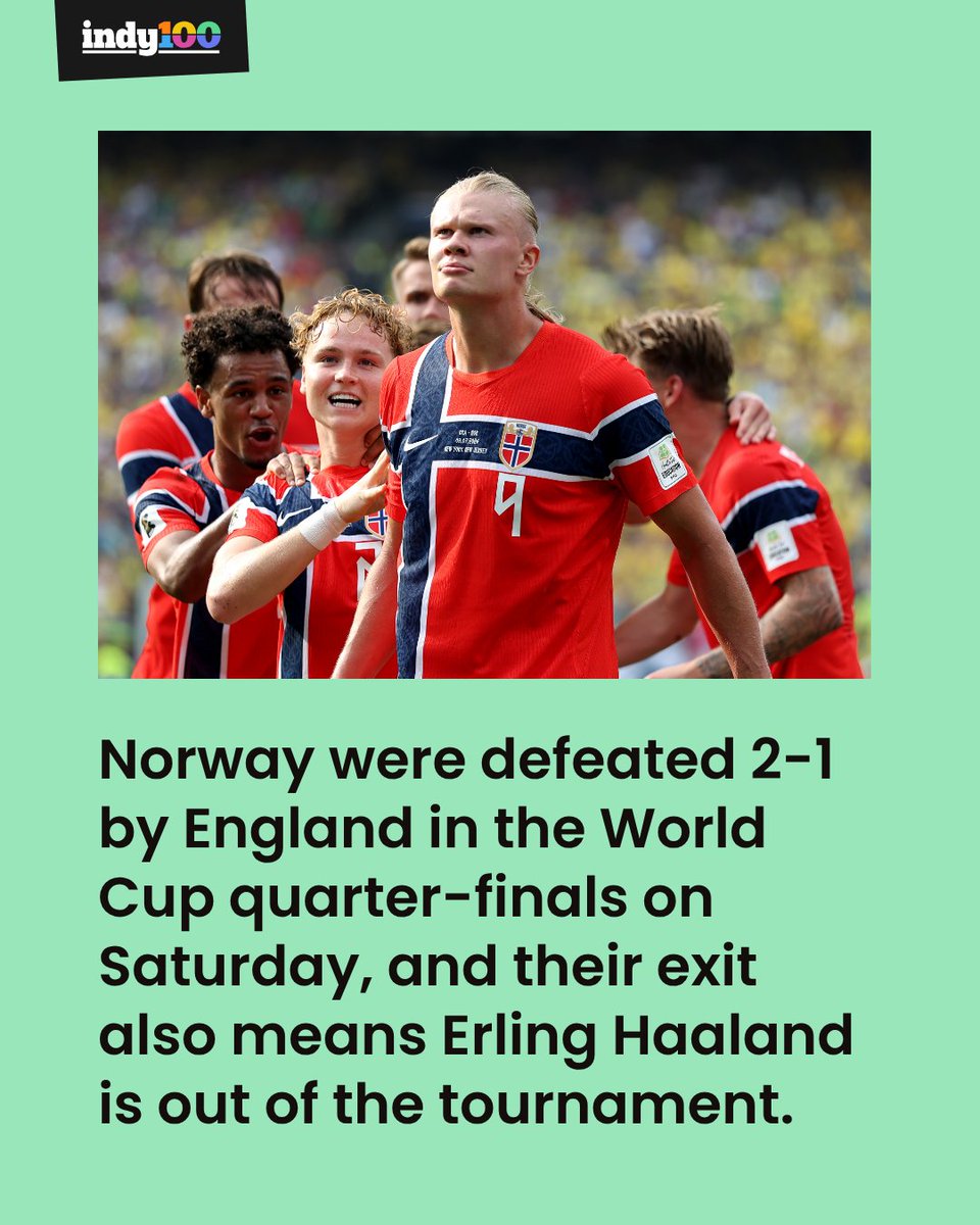indy100's tweet photo. Erling Haaland returns to Norway with bizarre souvenir after World Cup exit ⚽

His World Cup hopes might be over, but everyone’s still talking about Norway’s Erling Haaland - and this whiskey that just sold out. https://t.co/mIahdcQ6u9