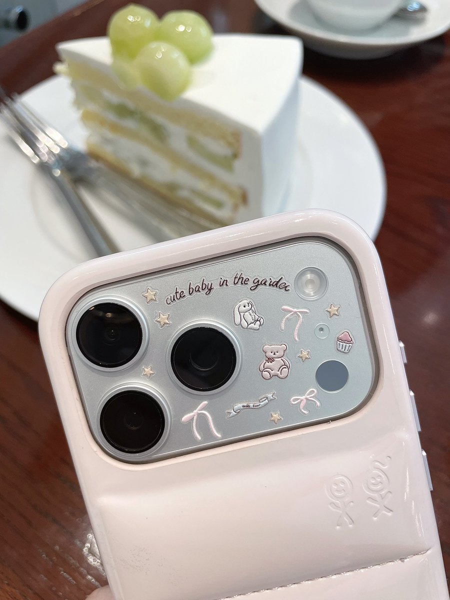 peach_de_fleur's tweet photo. みてー🤍iPhone17proのカメラデコ勝手にミイヒちゃんとおそろいにしたとてもかわいい🤳🏻🎀 https://t.co/UOCdpjuURF
