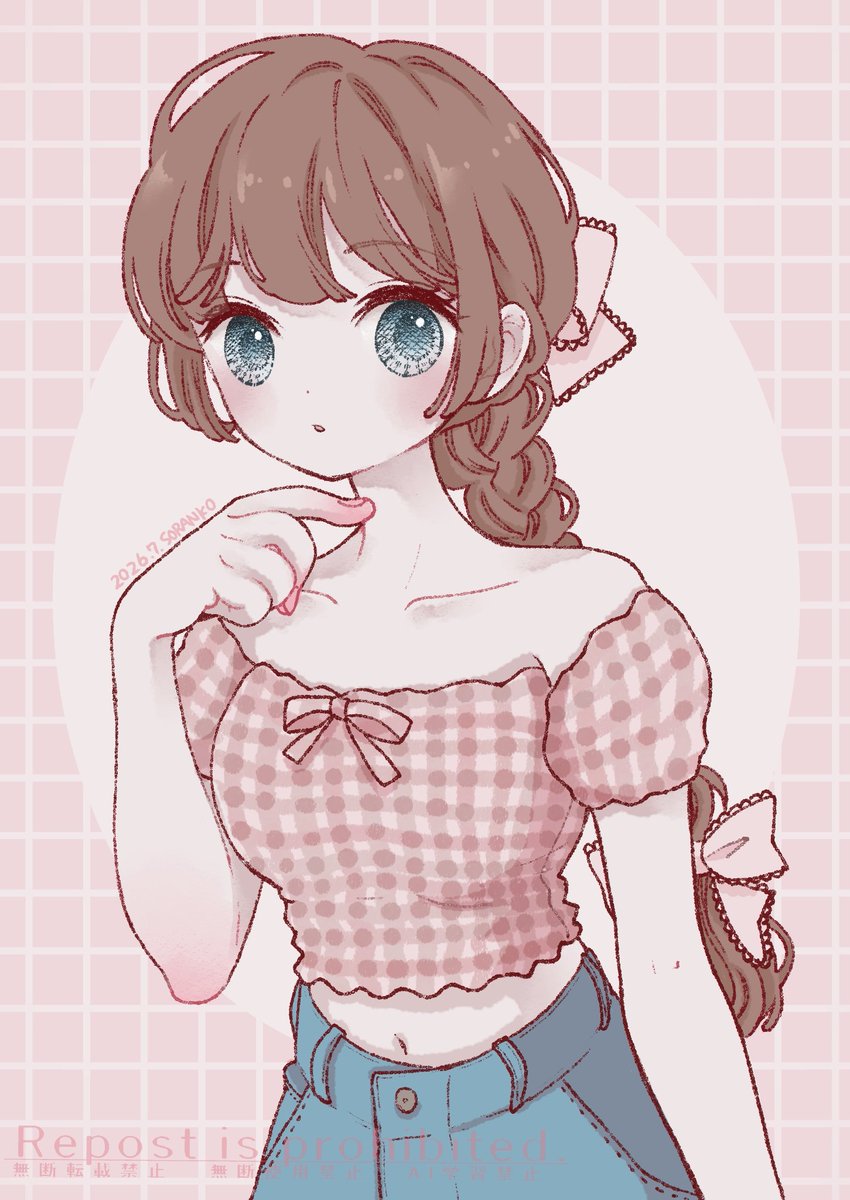 sora_anko2's tweet photo. #oc 
オフショルパフスリーブブラウス https://t.co/Dgi4oDlbd5