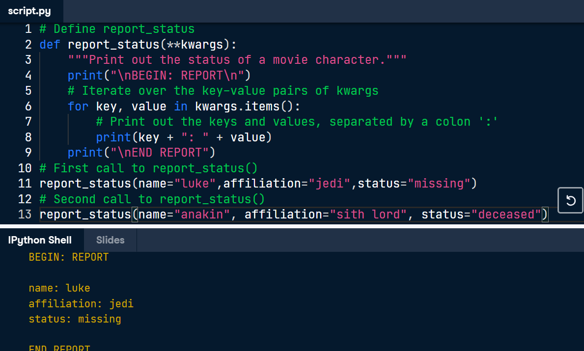 meyang27's tweet photo. #LSPPDay44
I learned about default and flexible arguments. I wrote programs having functions with one argument, multiple arguments, variable length argument(*arg) and variable length keyword argument (**kwargs).
@lftechnology
#60DaysOfLearning2026 #LearningWithLeapfrog https://t.co/gfP5CVsfWa
