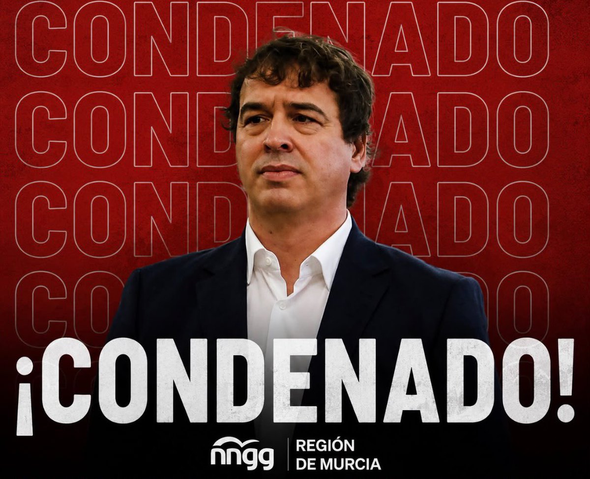 NNGG_RM's tweet photo. Suma y sigue.

Condenado el hermano de Pedro Sánchez.

Los españoles están hartos de los escándalos del PSOE y de la falta de responsabilidades. 
Basta ya. https://t.co/FIrTrLROMW