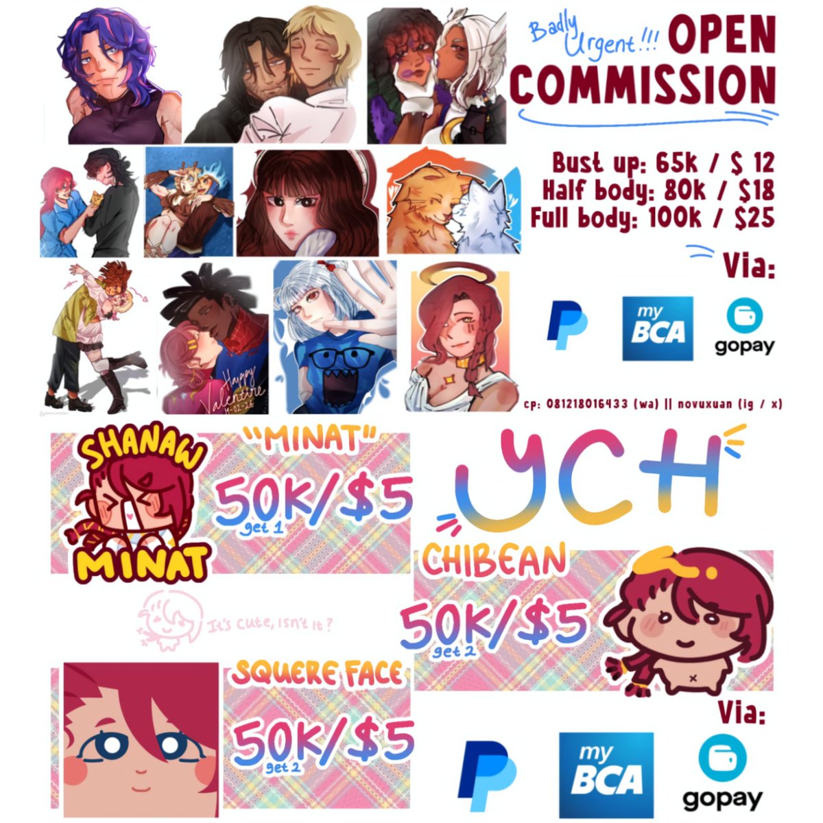 Sha ˎˊ˗ Comms open (1/4) tweet media